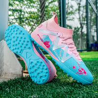 Chaussures de football/soccer personnalisées avec logo, printemps, été, automne, hiver, antidérapantes, pour sports de plein air, semelle intérieure CR7, nouvelle doublure en mesh pour futsal