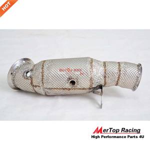 Mertop downpipe con scudo termico per N55 335I 2013 +/F30 <span class=keywords><strong>F20</strong></span>/F22 M235i M235xi 2013 +/ f87 M2 2015 + - Product Image 2