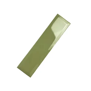 M75306DX 75 * 300毫米光泽橄榄绿地铁瓷砖用于室内瓷砖
