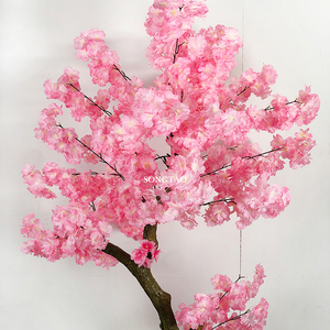 Arbre à fleurs de cerisier artificiel de haute qualité pour la décoration de mariage, centre de table pour événements intérieurs et extérieurs, arbre à fleurs en soie durable - Product Image 2