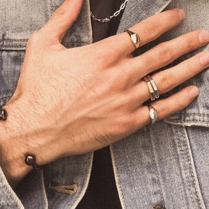 Nhẫn Trang Sức Truyền Cảm Hứng Nhẫn Đeo Tay Thời Trang Bằng Thép Không Gỉ Phẫu Thuật 316L Của Canada Có Thể Điều Chỉnh Tùy Ý Hoặc Tùy Chỉnh - Product Image 3