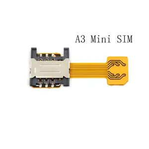 Cable flexible dual para tarjetas <span class=keywords><strong>Nano</strong></span> 2 en 1, adaptador de ranura para tarjetas Micro SD y SIM, extensor de cinta para herramienta de reparación de teléfonos Android - Product Image 4