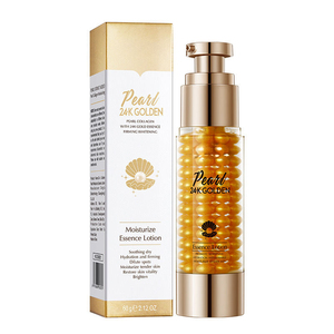 Lotion hydratante anti-rides et éclaircissante à l'essence de collagène et de perles d'or 24 carats pour le soin du visage - Product Image 1