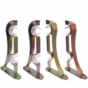 Nouveau support de <span class=keywords><strong>tringle</strong></span> à <span class=keywords><strong>rideau</strong></span> de couleur Vintage explosive support à <span class=keywords><strong>Double</strong></span> pôle prix épaissi support de fenêtre fixe - Product Image 1