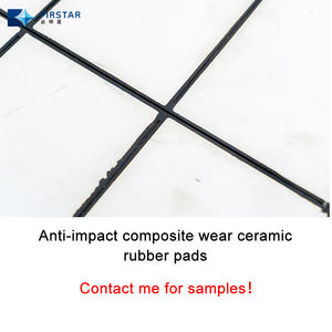 アルミナセラミックウェアプレートシュートラバーコンポジットプレートスチールバックセラミックライナー - Product Image 2