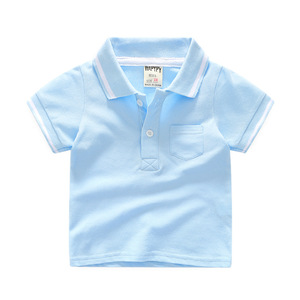 Fournisseur chinois, nouveau produit, distributeur recherché, t-shirt polo décontracté en coton pour enfants, été, style thaïlandais, garçons - Product Image 1