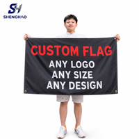 Banderoles en polyester personnalisées 3x5, drapeaux de différents pays, drapeaux d'événements sportifs, drapeaux de supporters, banderoles de festivals, expédition rapide