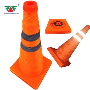Nhà Cung Cấp Nhà Máy Dễ Dàng Để Thực Hiện Khả Năng Hiển Thị Cao Đóng Mở Giao Thông <span class=keywords><strong>Cone</strong></span> Cho Xe Tải Khẩn Cấp Dừng Sử Dụng - Product Image 5