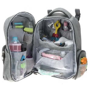 Sacs à langer de voyage portables pour maman, marque privée, imperméables, grande capacité, pliables, sacs à dos à langer - Product Image 2