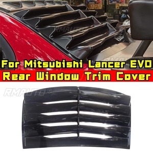 Para Mitsubishi Lancer EVO, embellecedor de ventana trasera tipo aleta de tiburón, cubierta de embellecedor de ventana trasera, accesorios para coche - Product Image 1