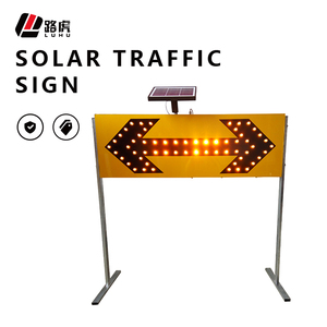 إشارات التحكم في مرور السيارات, علامات LED وامض المرور دليل البناء الألومنيوم الشمسية السهم الاتجاه علامة - Product Image 2
