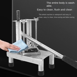 Machine à couper les chips de pommes de terre, trancheuse manuelle en acier inoxydable, <span class=keywords><strong>coupe</strong></span>-<span class=keywords><strong>frites</strong></span> - Product Image 2