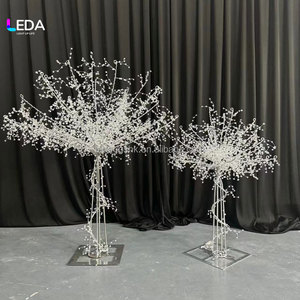 LEDA Elegant Crystal-Clear Table Top Christmas <b>Tree</b> <b>Light</b> Decoration Wedding <b>Tree</b> Centerpieces <b>With</b> LED <b>Light</b> - Product Image 2