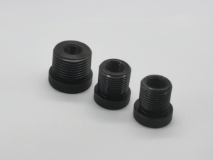 Adaptador de filtro de aceite de acero CNC de precisión 1/2-28 a 3/4-16, convertidor de rosca moleteado para filtro de combustible para modificación y reubicación de motores - Product Image 2