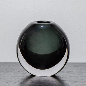 Vase en verre transparent pour table, grande bouteille décorative bombée, récipient contemporain pour fleurs hydroponiques, pour la décoration intérieure - Product Image 4