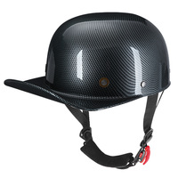 Gorra de béisbol de estilo Retro gángster DS, Media casco, para montar en coche eléctrico