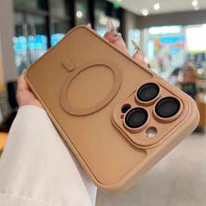   <span class=keywords><strong>Coque</strong></span> Magnétique Translucide Mate pour <span class=keywords><strong>iPhone</strong></span> 17 Air 16 15 14 Plus <span class=keywords><strong>13</strong></span> 12 Pro Max <span class=keywords><strong>Mini</strong></span> 16E avec Protection d'Objectif en Verre - Product Image 3