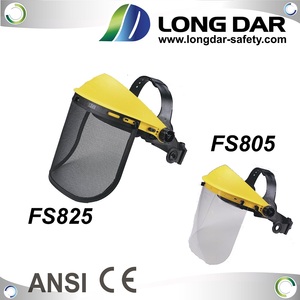 FS825 Đài Loan CE ANSI Polypropylene <span class=keywords><strong>Headgear</strong></span> Mặt <span class=keywords><strong>Shield</strong></span> Với Lưới Thép Visor - Product Image 3