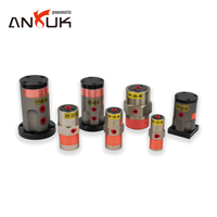 Pneumatischer Luftvibrator GT48 GT60 GT80 60mm 80mm Hochleistungs-Industrieller Pneumatischer Vibrationsmotor für Silo-Trichter Pulverausladung
