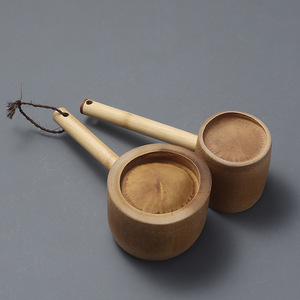 Louche à eau en bambou naturel de grande taille, cuillère en bambou, louche à eau en bambou de style ancien, louche à thé, louche à eau en bambou moso, thé - Product Image 3