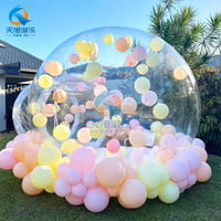 Tente à bulles géantes transparente en PVC gonflable Igloo en cristal Dome Fun Kids Party Balloons Clear House for Kids
