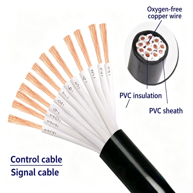 KVVR Multi-core Flexible Cable (24/30/37*1.0 Mm²) in Stock and Ready for Immediate Dispatch at a Competitive Price