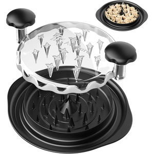 Outil de déchiquetage de viande, de bœuf et de poulet en plastique portable de haute qualité, écologique, 9,84 pouces, avec couvercle transparent antidérapant pour une utilisation en cuisine - Product Image 1