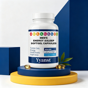 Capsules de Sommeil Énergisantes pour Hommes 1000mg 120 gélules – Soutien Quotidien pour un Sommeil Réparateur – Complément à Base d'Extraits Végétaux Naturels - Product Image 3