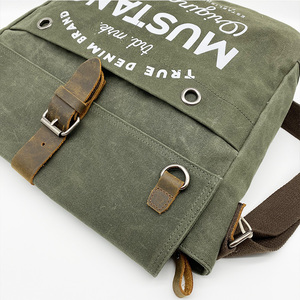 Sac de taille en toile vintage pour hommes de vente chaude sac à bandoulière étanche avec style vestimentaire à la mode - Product Image 6