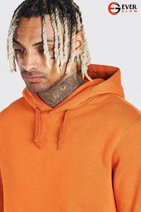 Fabricants de sweats à capuche avec logo personnalisé et mode de haute qualité Streetwear de sport épais Vintage Blank Boxy Fit Unisex Men Pullover Hoodies - Product Image 3