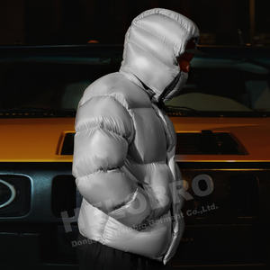 Vestes d'hiver rembourrées chaudes matelassées en duvet rembourrées avec capuche OEM vente en gros personnalisé - Product Image 5