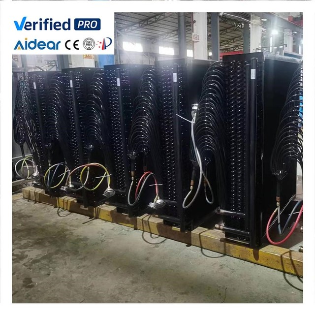 Aidear Industrial Ammonia Evaporative Condenser with Corrugated Fin Tubes | Energy Recovery Heat Exchanger