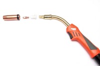 Buse à gaz ESSEN 501D pour torche de soudage MIG Binzel, consommable en matériau E-Cu/CuCrZr, 10 pièces/boîte