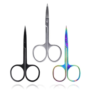 2025 nuovo YD professionale all'ingrosso in acciaio inox sopracciglio forbice bellezza cosmetico sopracciglio forbici personalizzabili - Product Image 1