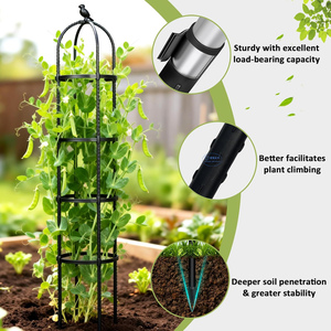 Treillis de jardin blanc antirouille pour plantes grimpantes, treillis pour roses en <span class=keywords><strong>pot</strong></span> - Product Image 6