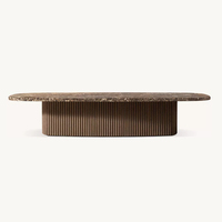 Table et chaise de salle à manger d'hôtel cinq étoiles de luxe Table et chaises de salle à manger pour la maison Villa moderne Meubles de salle à manger Ensemble de salle de villégiature