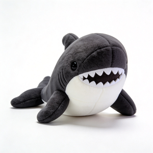 Juguete de Peluche de Tiburón Blanco Realista en Oferta, Muñeco de Peluche de Animal Marino Divertido Personalizado, Regalos de Peluche Personalizados - Product Image 3