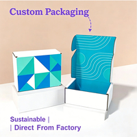 Carton pliable personnalisé pour l'expédition de vêtements, de cadeaux et de colis en vrac, adapté aux envois express par avion.