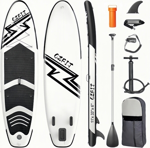 CZFIT OEM Vente en gros Planche de paddle gonflable en matériau Drop Stitch pour la pêche, SUP portable, écologique, fourniture d'usine pour le dropshipping - Product Image 1
