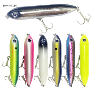 100mm 11g Super Spook Topwater appâts <span class=keywords><strong>de</strong></span> pêche crayon légendaire marcher le chien sans lèvres Jerkbait leurres <span class=keywords><strong>de</strong></span> pêche appâts - Product Image 2