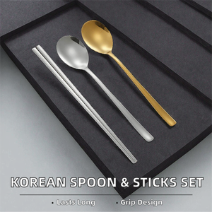 Ventes en gros de couverts en acier inoxydable de luxe, design tendance, avec finition dorée ou argentée, pour la maison, l'hôtel ou les restaurants - Product Image 2