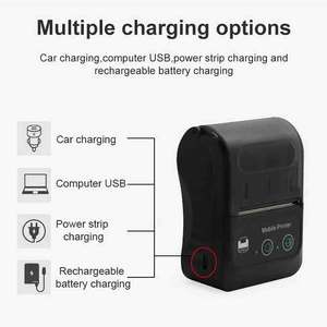Mini Impresora Térmica Portátil de 2 Pulgadas para Recibos y Códigos de Barras, Impresora Móvil Inalámbrica Bluetooth Económica y Práctica - Product Image 5