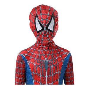 Mono de estilo 3D de fiesta de juego de rol de superhéroe de diseño creativo con máscara con cremallera frontal conjuntos de disfraces de <span class=keywords><strong>Spiderman</strong></span> - Product Image 5