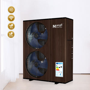 Monoblock-Luftwärmepumpe mit Holzmaserung für Fußbodenheizung, 24 kW, A+++, Inverter-Wärmepumpe - Product Image 1