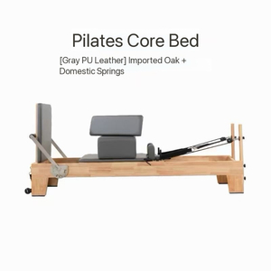 Nouvel Arrivage Direct Usine : Reformer Professionnel Haut <span class=keywords><strong>de</strong></span> Gamme en Bois <span class=keywords><strong>de</strong></span> Chêne avec Boîte d'Assise et Reformer Pilates en Bois <span class=keywords><strong>de</strong></span> Boxwood - Product Image 6