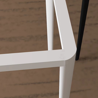 Pieds de table en métal à cadre en acier de fonte de bureau moderne pour le bureau banc à manger meubles de café-Style industriel
