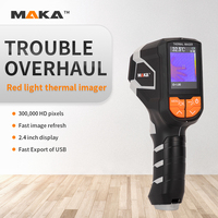 Caméra thermique infrarouge miniature MAKA pour la chasse, caméra thermique portative pour l'industrie
