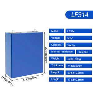 Stock DE LA UE CATL 314 AH Lifepo4 batería <span class=keywords><strong>3</strong></span>,2 V 314Ah Diy celda de batería prismática de iones de litio para almacenamiento doméstico Eneygy - Product Image 3