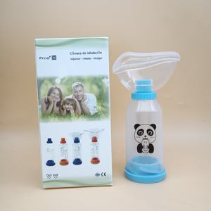 Kaiyi S20201 <span class=keywords><strong>Inhalateur</strong></span> à valve pour enfants, <span class=keywords><strong>doseur</strong></span> jetable, espaceur, silicone de qualité médicale, antistatique, CE - Product Image 4