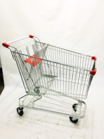 Chariot de courses pliable en acier maillé grande capacité personnalisé Jiangsu, protection anti-corrosion, pratique et très demandé